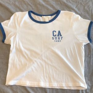 Cali “BEACH BUM” crop-top